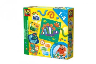 SES CREATIVE SES My first Karty aktyw.dino z ciasta 14409 44098