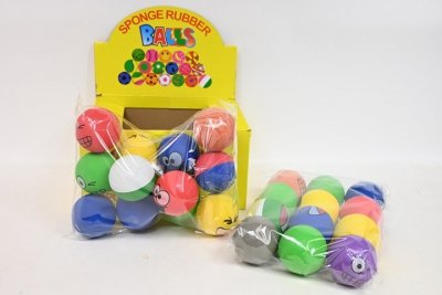 Norimpex Piłeczka buźka 6cm 24szt/box 2001047