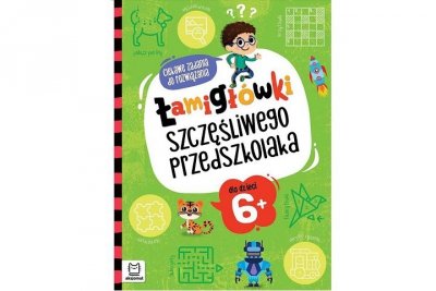 AKSJOMAT Łamigłówki szczęśl.przedszk.Ciek.zadania 6+ 39709