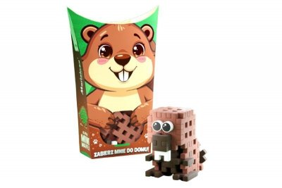 MARIOINEX Klocki wafle mini PocketPets Bóbr 07061