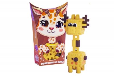 MARIOINEX Klocki wafle mini PocketPets Żyrafa 06880