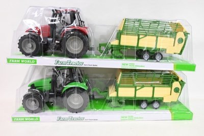 DROMADER Traktor z przyczepą pod kloszem 1207688 76882