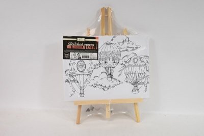 OMEGA TOYS Płótno ze wzorem-sztaluga 30x23 Balony 20119
