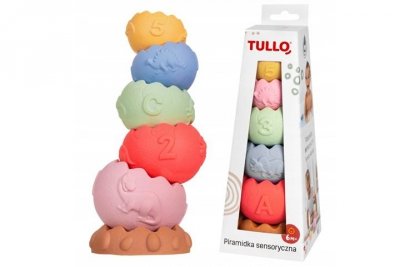 TULLO Piramida sensoryczna edukac.bez dziurki 620 76204