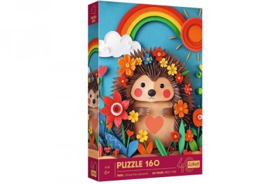 TREFL PUZZLE 160 40-lecie Trefl PaperArt:Jeżyk 40046