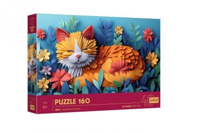TREFL PUZZLE 160 40-lecie Trefl PaperArt: Kotek 40049