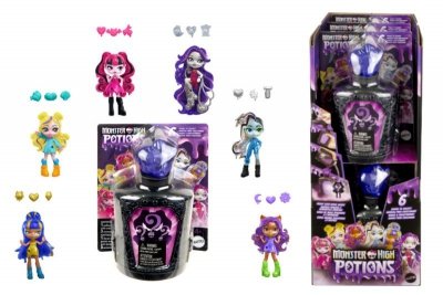 MATTEL MONSTER HIGH Eliksiry mini lalka S1 mix HYB10 /6