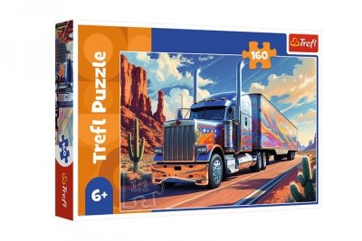 TREFL PUZZLE 160 Ciężarówka w trasie /Trefl 15413