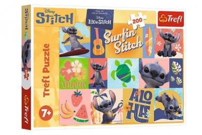 TREFL PUZZLE 200 Hawajskie przygody /Disney Stitch 13331