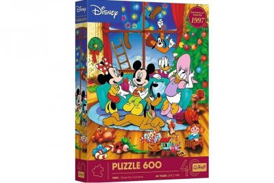 TREFL PUZZLE 600 XMAS 40-lecie Trefl Myszka Miki 37602