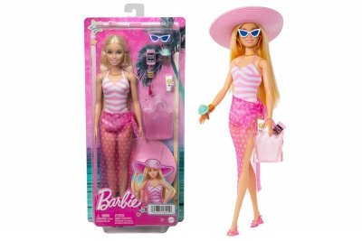 MATTEL Barbie Dzień na plaży lalka + akcesoria HPL73 /4