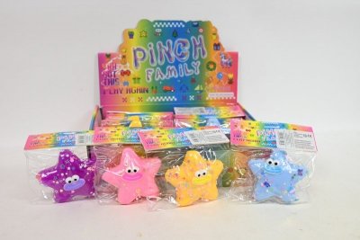 TOPGIFTS Gwiazdka gniotek 16szt/disp TG80359 75484