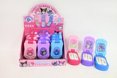 BIGTOYS Telefon zwierzak z dźw 14,5cm 3kol BTEL4577 44577
