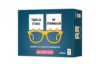 REBEL Rebel gra Twoja Stara w stringach 90583