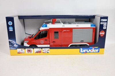 BRUDER - ATA BRUDER Sprinter straż pożarna+armatka św/dźw 02680