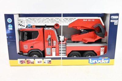 BRUDER - ATA BRUDER Scania Super 560R straż poż.z pompą 03591