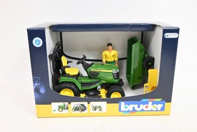 BRUDER - ATA BRUDER traktorek John Deere kosiarka zestaw 62104