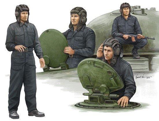 Trumpeter Soviet tank crew