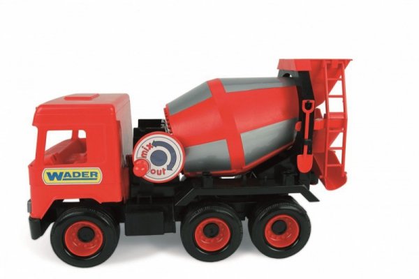 Wader Betoniarka czerwona 38 cm Middle Truck w kartonie