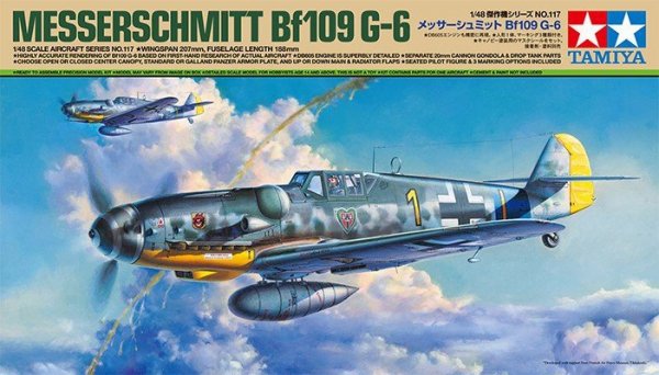 Tamiya Model plastikowy Samolot Messerschmitt BF 109G-6