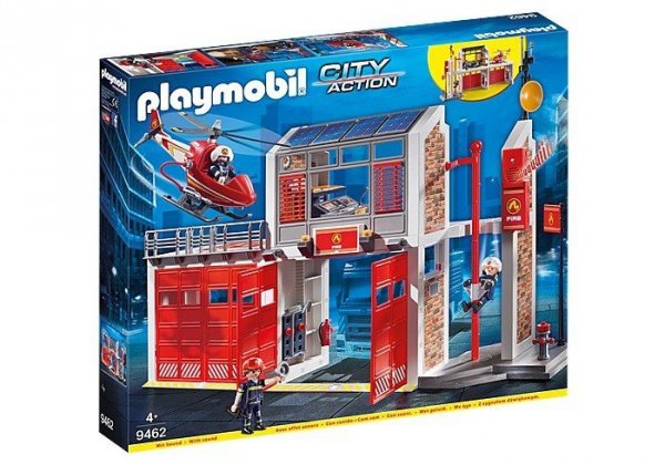 Playmobil Zestaw z figurkami City Action 9462 Duża remiza strażacka