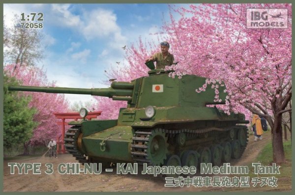 Ibg Model plastikowy Typ 3 Chi-Nu-Kai japoński czołg średni