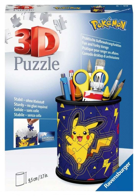 Ravensburger Polska Puzzle 57 elementów 3D Przybornik Pikachu