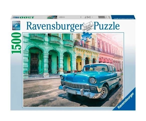 Ravensburger Polska Puzzle 2D 1500 elementów Auta Kuby