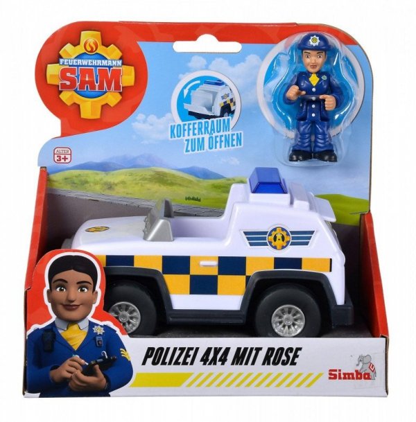 Simba Jeep policyjny Strażak Sam 4x4 mini