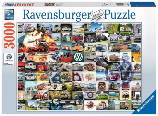 Ravensburger Polska Puzzle 3000 elementów 99 momentów VW