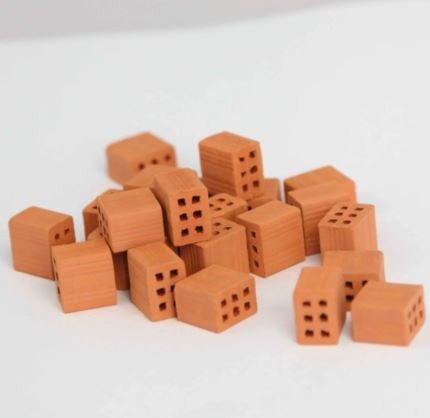 Trefl Zestaw uzupełniający Brick Trick cegły połówki 40 sztuk