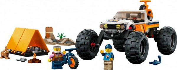 LEGO Klocki City 60387 Przygody samochodem terenowym z napędem 4x4
