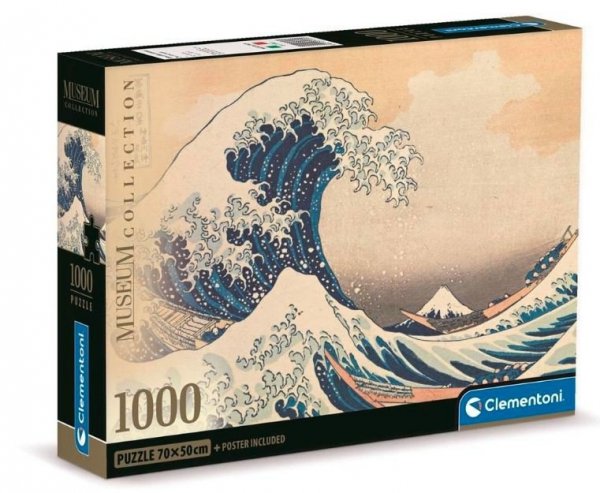Clementoni Puzzle 1000 elementów  Hokusai: La Grande Onda