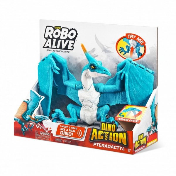 ZURU Robo Alive Figurka interaktywna Dino Action seria 1 Pterodaktyl