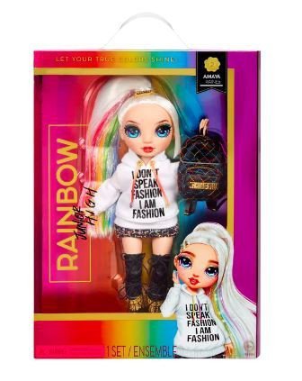 Mga Lalka Rainbow High Junior High Doll- Amaya Raine