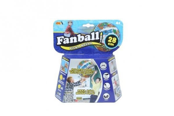 Epee Piłka Fanball - Piłka Można, piłka balonowa do kolorowania, niebieska