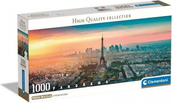 Clementoni Puzzle 1000 elementów Compact Panorama Paryż