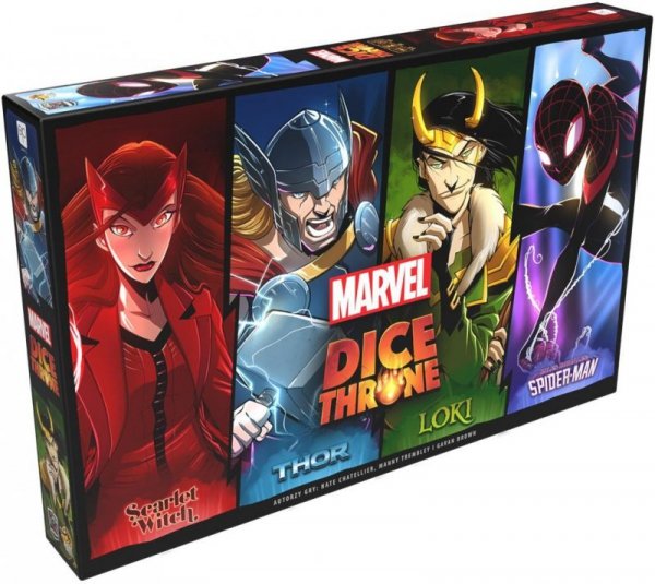 Lucky Duck Games Gra Dice Throne Marvel Box 1 Scarlet Witch, Thor, Loki, Spider-Man