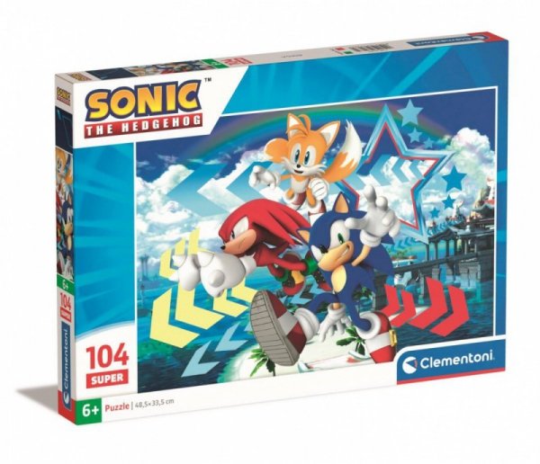 Clementoni Puzzle 104 elementy Sonic