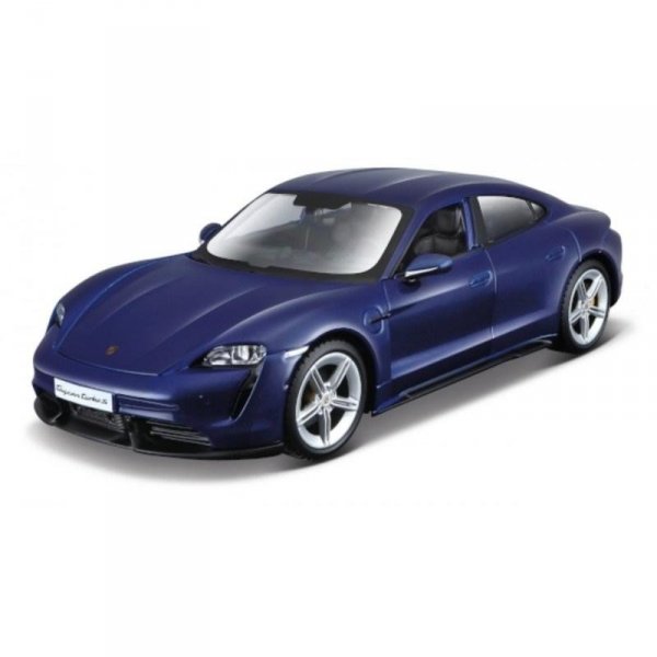 Bburago Model metalowy Porsche Taycan Turbo S Niebieski 1/24