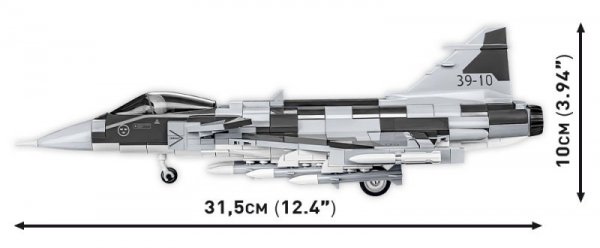 Cobi Klocki Klocki Armed Forces SAAB Jas 39 Gripen E 480 klocków