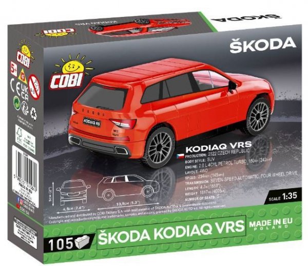 Cobi Klocki Klocki konstrukcyjne Skoda Kodiaq VRS