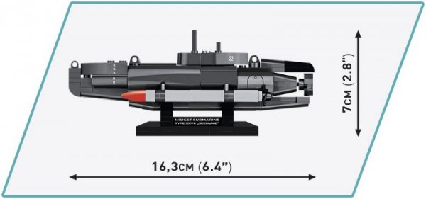 Cobi Klocki Klocki U-Boat XXVII Seehund