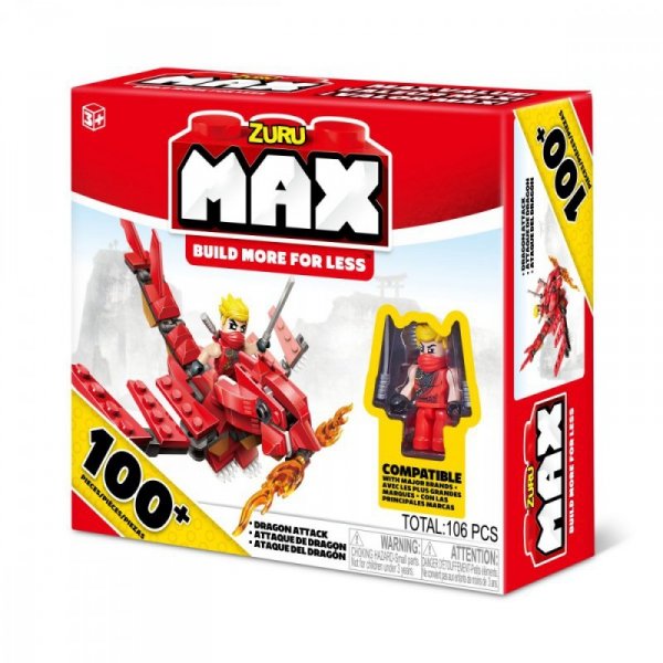 ZURU Max Build Zestaw klocków 100+ elementów mix