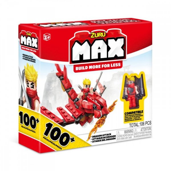 ZURU Max Build Zestaw klocków 100+ elementów mix
