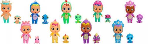 Tm Toys Laleczka Cry Babies Magic Tears Icy World Dinos