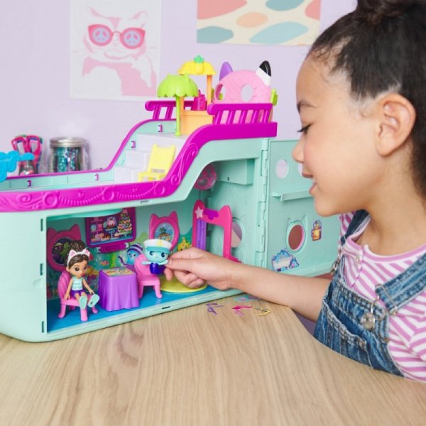 Spin Master Zestaw figurek Koci Domek Gabi Statek wycieczkowy Syrenkokotki