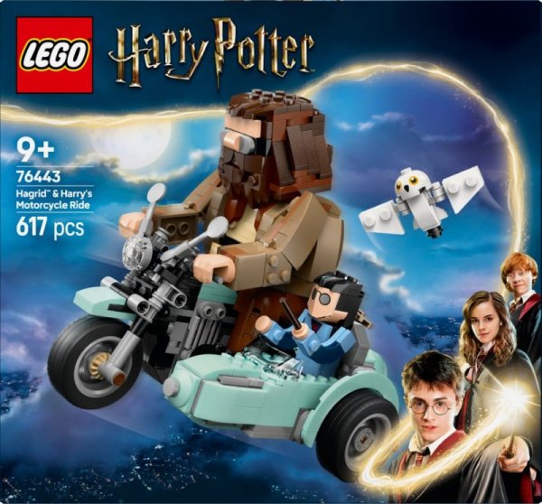 LEGO Klocki Harry Potter 76443 Przejażdżka motocyklowa Hagrida i Harry&#039;ego