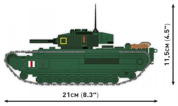 Cobi Klocki Klocki Mark IV Churchill 668 klocków