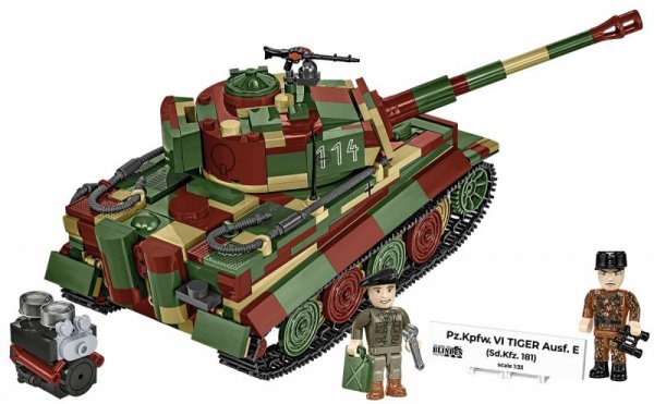 Cobi Klocki Klocki Pz.Kpfw. VI Tiger Ausf. E 870 klocków